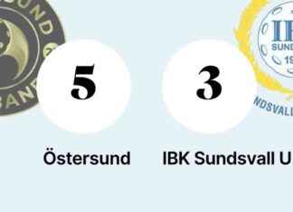 Olympiastadionilla IBK Sundsvall U voittoon 5–3: lla olympiastadionilla-bk-sundsvall-u-voittoon-53-lla
