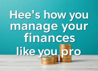 Så Hanterar Du Dina Finanser Som En Proffs Here's how you manage your finances like a pro