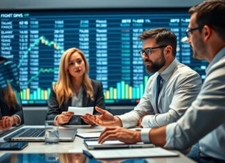 Så diskuterar experterna om framtidens finansiella marknad Experts are discussing the future of the financial market.