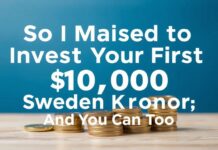 Så Lyckades Jag Med Att Investerade Min Första 10 000 Kronor – Och Du Kan Även! So I Managed to Invest My First 10,000 Swedish Kronor – And You Can Too!