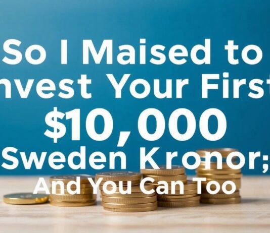Så Lyckades Jag Med Att Investerade Min Första 10 000 Kronor – Och Du Kan Även! So I Managed to Invest My First 10,000 Swedish Kronor – And You Can Too!