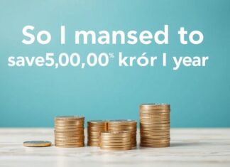Så lyckades jag spara 50 000 kronor på ett år – och du kan också! So I managed to save 50,000 kronor in a year – and you can too!